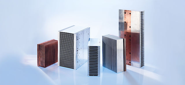 Modulare Hochleistungskühlkörper für elektronische Bauteile
